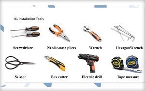Organized Parts & Tools 